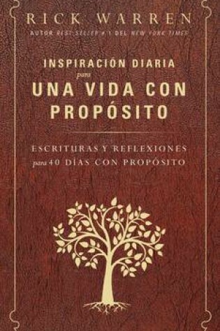 Cover of Inspiración Diaria Para Una Vida Con Propósito