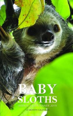 Book cover for Baby Sloths Weekly 5 X 8 Planner 2019