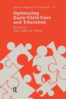 Book cover for Optimizing Early Child Care Ed