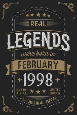 Book cover for Real Legendes were born in February 1998