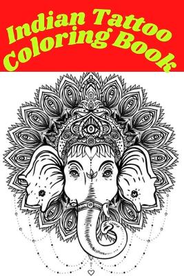 Book cover for Indian Tattoo Coloring Book