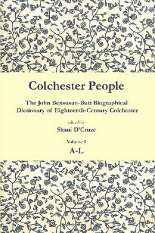 Cover of Colchester People, Vol. 1 (pbk)