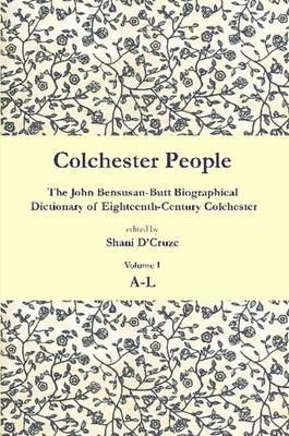 Book cover for Colchester People, Vol. 1 (pbk)