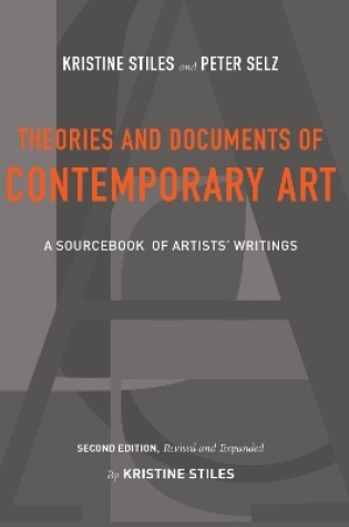 Cover of Theories and Documents of Contemporary Art