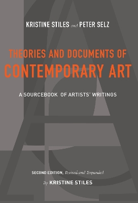 Book cover for Theories and Documents of Contemporary Art