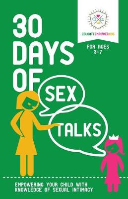 Book cover for 30 Days of Sex Talks for Ages 3-7