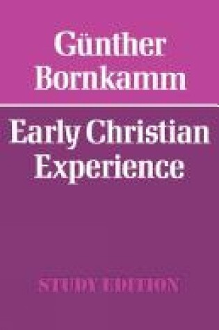 Cover of Early Christian Experience