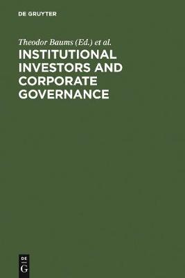 Cover of Institutional Investors and Corporate Governance