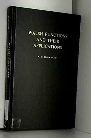 Cover of Walsh Functions and Their Applications