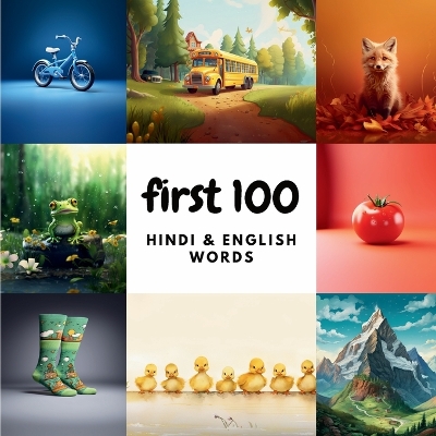 Book cover for First 100 Hindi & English Words