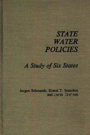 Cover of State Water Policies