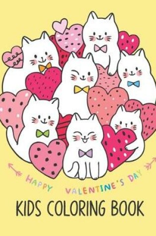 Cover of Happy Valentine's Day Kids Coloring Book