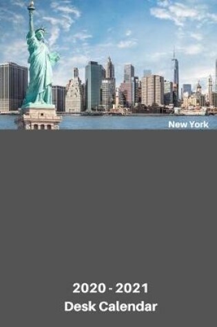 Cover of New York 2020 - 2021 Desk Calendar