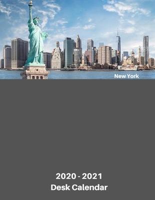 Book cover for New York 2020 - 2021 Desk Calendar