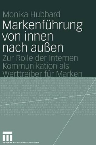 Cover of Markenführung von innen nach außen