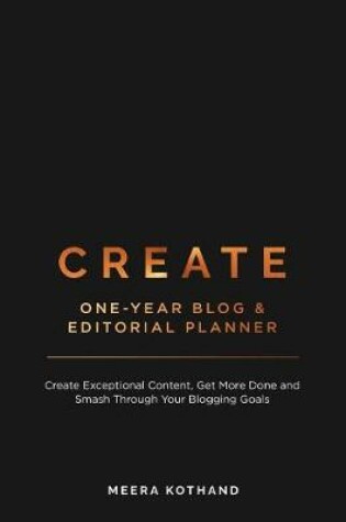 Cover of Create Blog and Editorial Planner