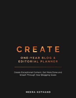 Book cover for Create Blog and Editorial Planner