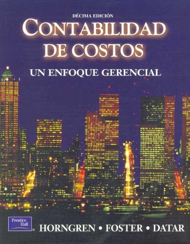 Book cover for Contabilidad de Costos - 10b