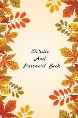 Cover of Website And Password Book