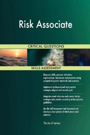 Cover of Risk Associate Critical Questions Skills Assessment