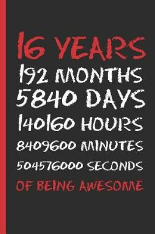 Cover of 16 Years of Being Awesome