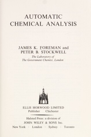 Cover of Foreman Chemical