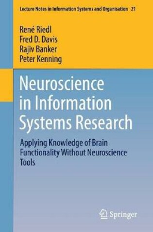 Cover of Neuroscience in Information Systems Research