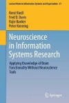 Book cover for Neuroscience in Information Systems Research