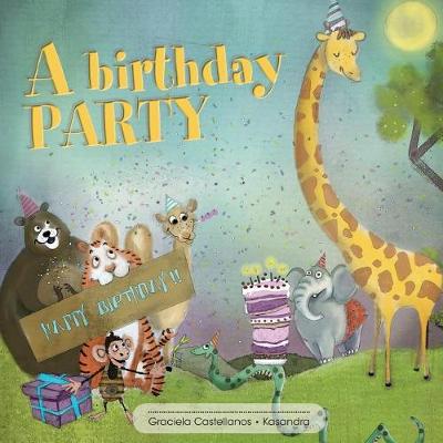 Book cover for A birthday party!