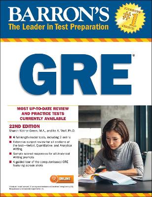 Book cover for GRE with Online Tests