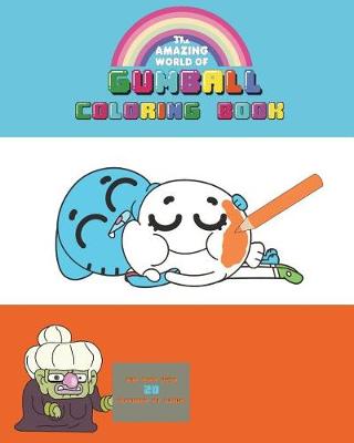 Book cover for The Amazing World of Gumball Coloring Book