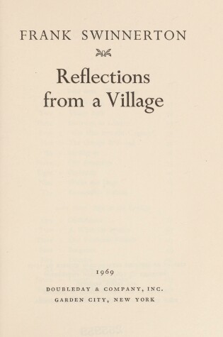 Cover of Reflections from a Village