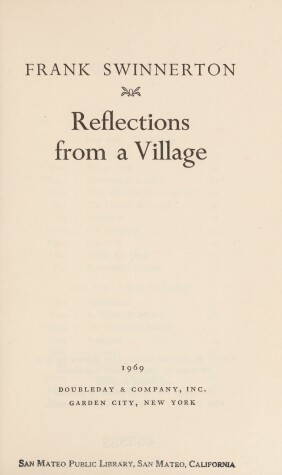Book cover for Reflections from a Village