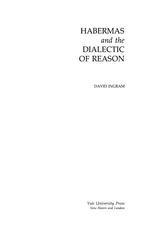 Book cover for Habermas and the Dialectic of Reason