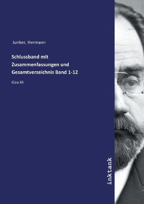 Book cover for Schlussband mit Zusammenfassungen und Gesamtverzeichnis Band 1-12