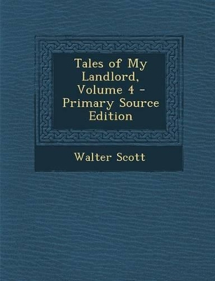 Book cover for Tales of My Landlord, Volume 4