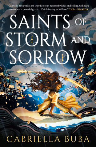 Book cover for The Saints of Storm and Sorrow