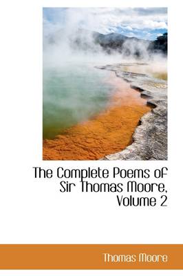 Book cover for The Complete Poems of Sir Thomas Moore, Volume 2