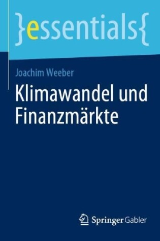 Cover of Klimawandel und Finanzmärkte