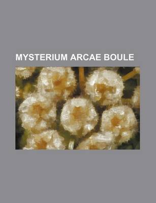 Book cover for Mysterium Arcae Boule