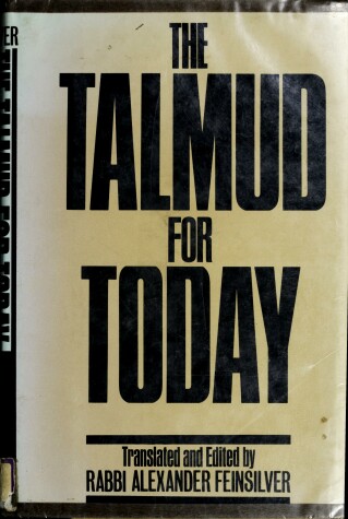 Cover of The Talmud for Today