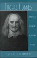 Book cover for Thomas Hobbes