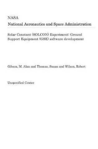 Cover of Solar Constant (Solcon) Experiment