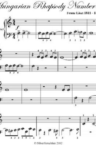 Cover of Hungarian Rhapsody Number 2 Beginner Piano Sheet Music