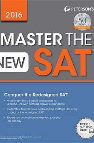 Cover of Master the New SAT 2016