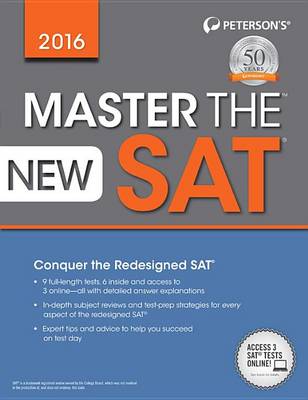 Book cover for Master the New SAT 2016