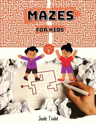 Book cover for Double Mazes Book For Kids Challenging and Fun Maze Learning Activity Book for kids ages 8-12 year olds Workbook with Puzzles for Children, Brain Challenge Fun Games, and Problem-Solving 40 Awesome Mazes