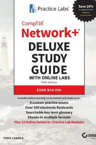 Cover of CompTIA Network+ Deluxe Study Guide with Online Labs