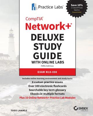 Book cover for CompTIA Network+ Deluxe Study Guide with Online Labs