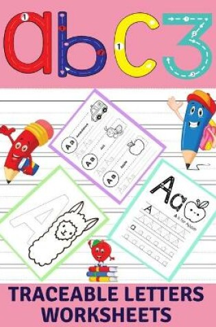 Cover of traceable letters worksheets abc3